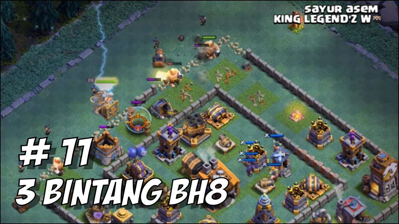 Part 6] 3 Bintang Builder Hall Lv7 (BH7) Builder Base ~ COC ... - 