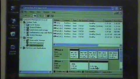 make & delet partition in win98
