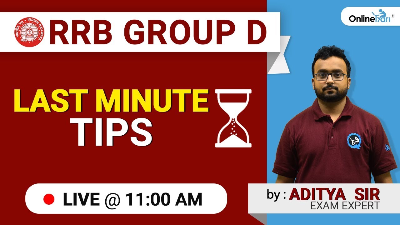 Railway Group D Last Minute Tips