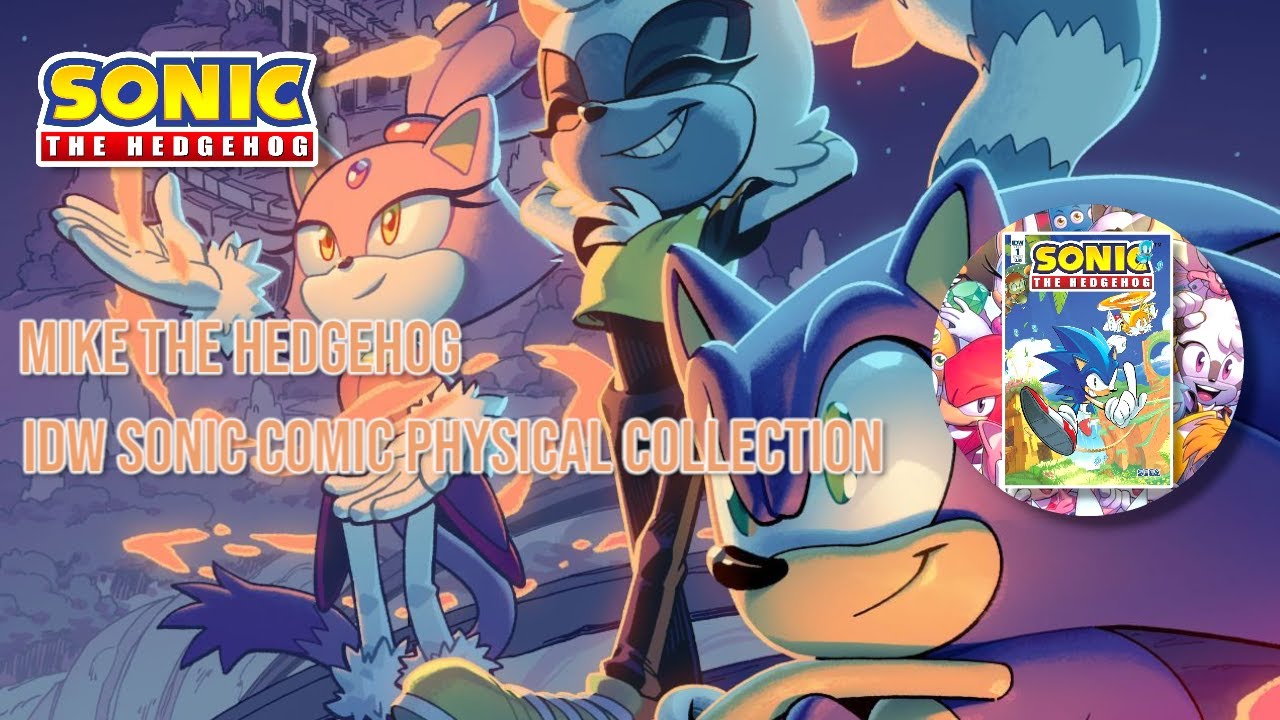 Mike The Hedgehog IDW Sonic Comic Physical Collection