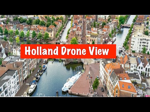 Drone view Netherlands, Beverwijk, Holland, IJmuiden, Heemskerk