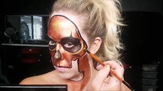 Makeup artist transforms herself into terrifying creatures   Daily Mail Online