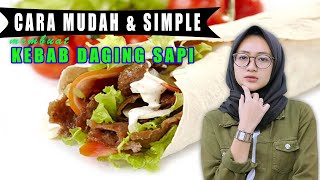 CARA MUDAH DAN SIMPLE MEMBUAT KEBAB DAGING SAPI WITH CHUCK TENDER