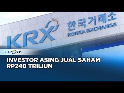 Investor Asing Jual Saham Korea Selatan Rp240 Triliun dalam Sebulan