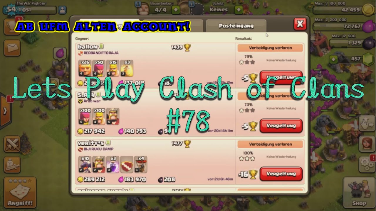 Clash of Clans #78 - Deutschᴴᴰ/German - Das ist mit TheWarfighter