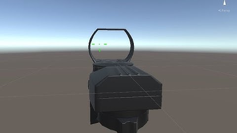 Unity Shader Tutorial - Reflex / Red Dot Sight for VR