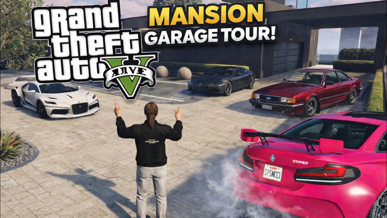 GTA5 Mansion garage tour - my top 20 best cars🔥