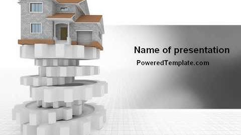 Building Foundation PowerPoint Template by PoweredTemplate.com