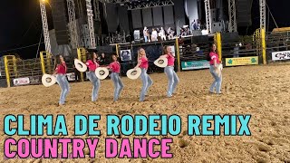 Clima de Rodeio Alo galera de cowboy Ana Castela DJ Chris no Beat Dança Country na arena do Rodeio