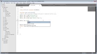 Curso PHP Codeigniter 1.6 selectores y join