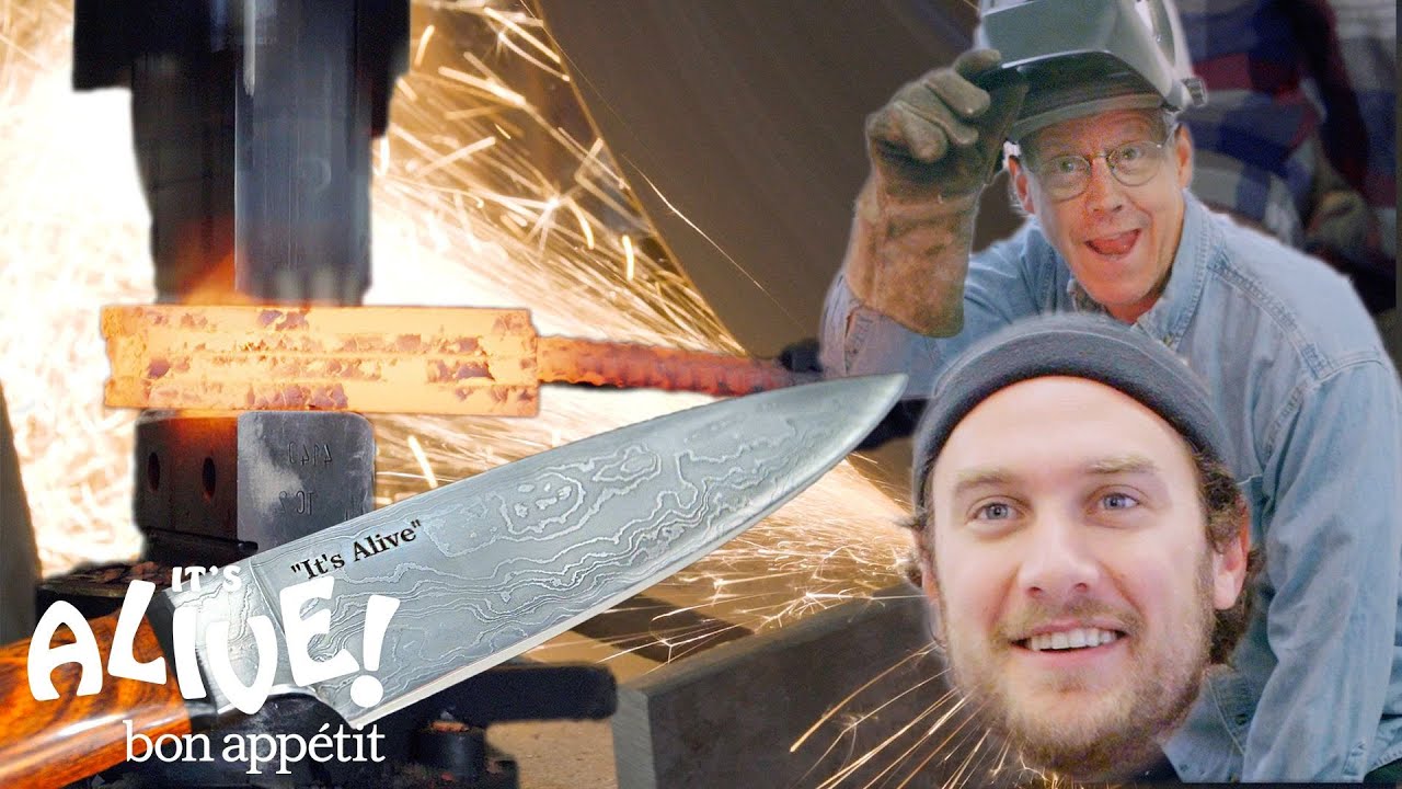 Brad Makes A Knife with Bob Kramer  Its Alive  Bon Apptit