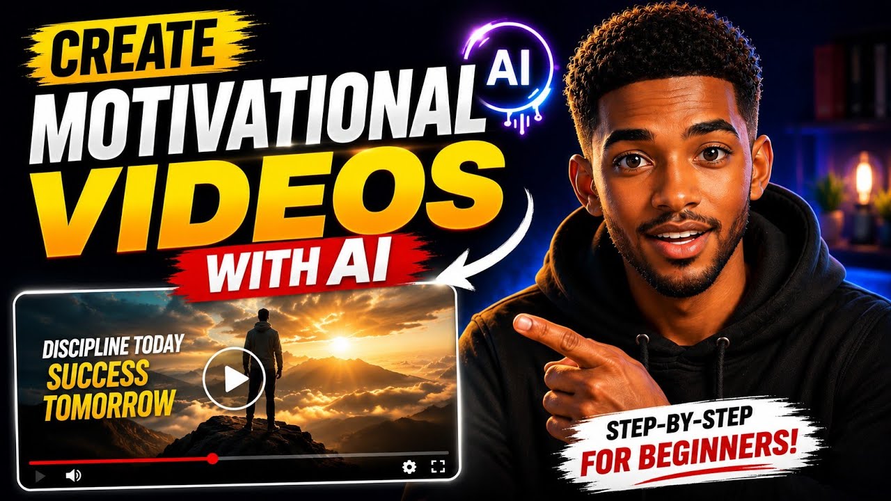 Create Viral Motivational Videos with AI for FREE (Step-by-Step) - YouTube