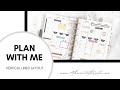 Plan With Me | Vertical Lined NEW Layout | At Home With Quita
