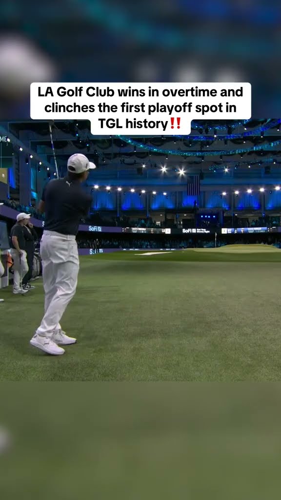 Los Angeles Golf Club wins in overtime to clinch a playoff spot and make TGL ‼️
