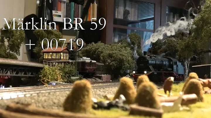 Modelleisenbahn Spur H0: Märklin 59 mit Kesselwagen 00719