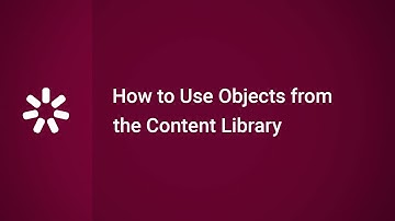How to Use Objects from the Content Library