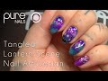 Tangled Lantern Scene Nail Art Design | Pure Nails