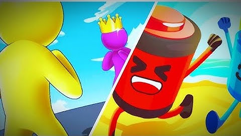 Giant Rush BATTERY RUN 3D - All Levels SpeedRun Gameplay