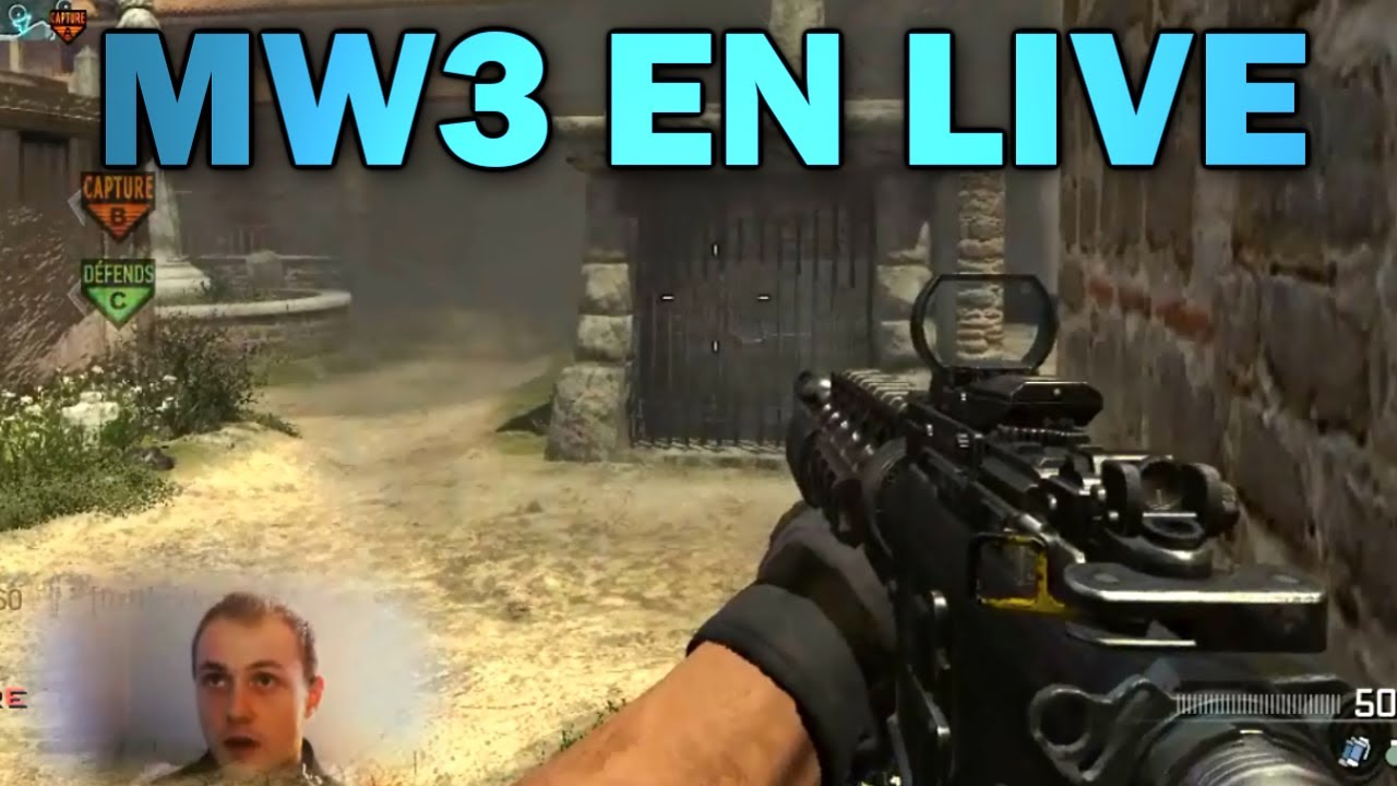 MW3 en live avec ma tête incrustée - Vivement Black Ops 2 !
