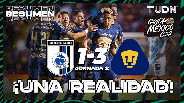 Resumen y goles | Querétaro 1-3 Pumas | Grita México C22 - J2 | TUDN