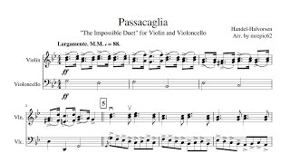 Passacaglia for Violin and Cello after a Theme by G F Handel