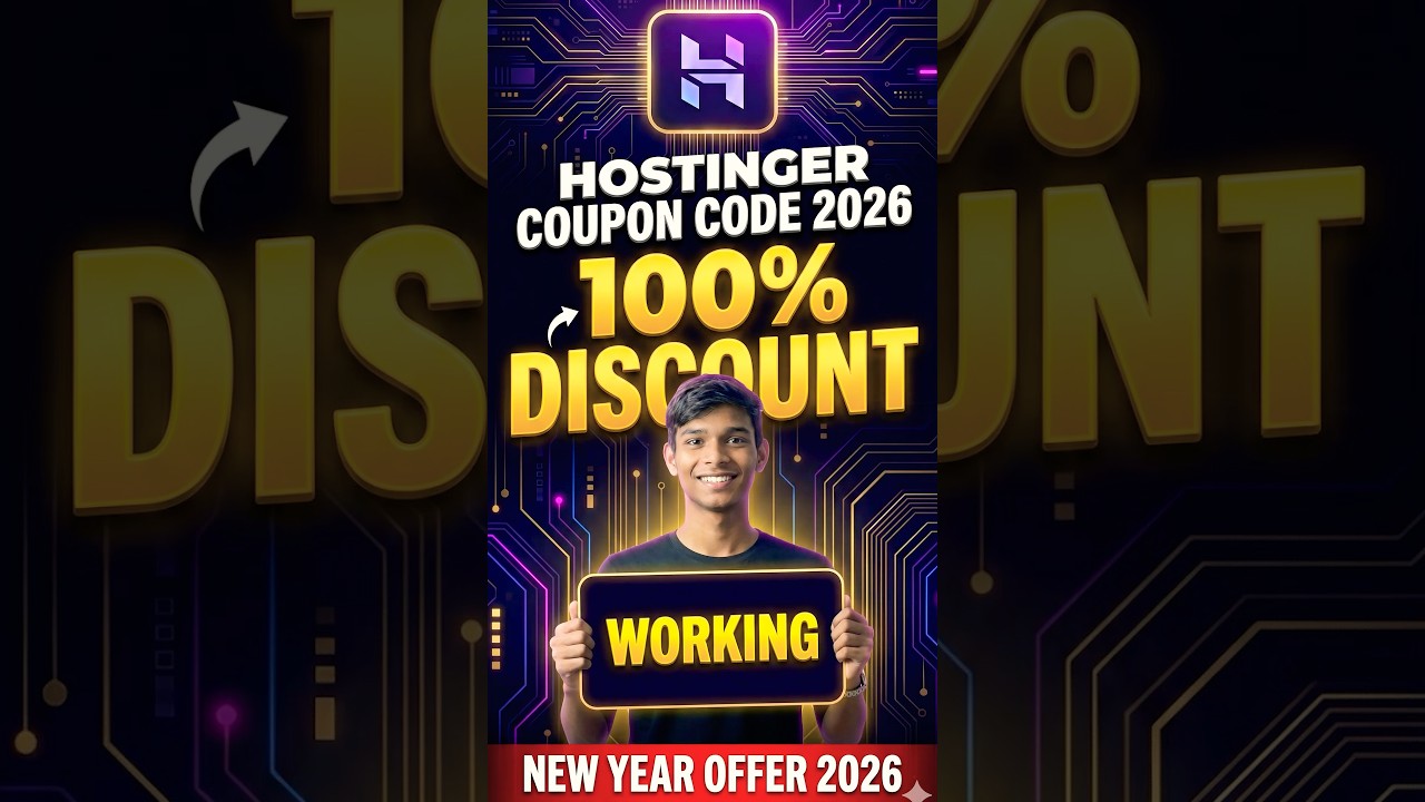 Hostinger coupon code 2026 | Hostinger Coupon Code India | Hostinger Promo Code 2026 |  