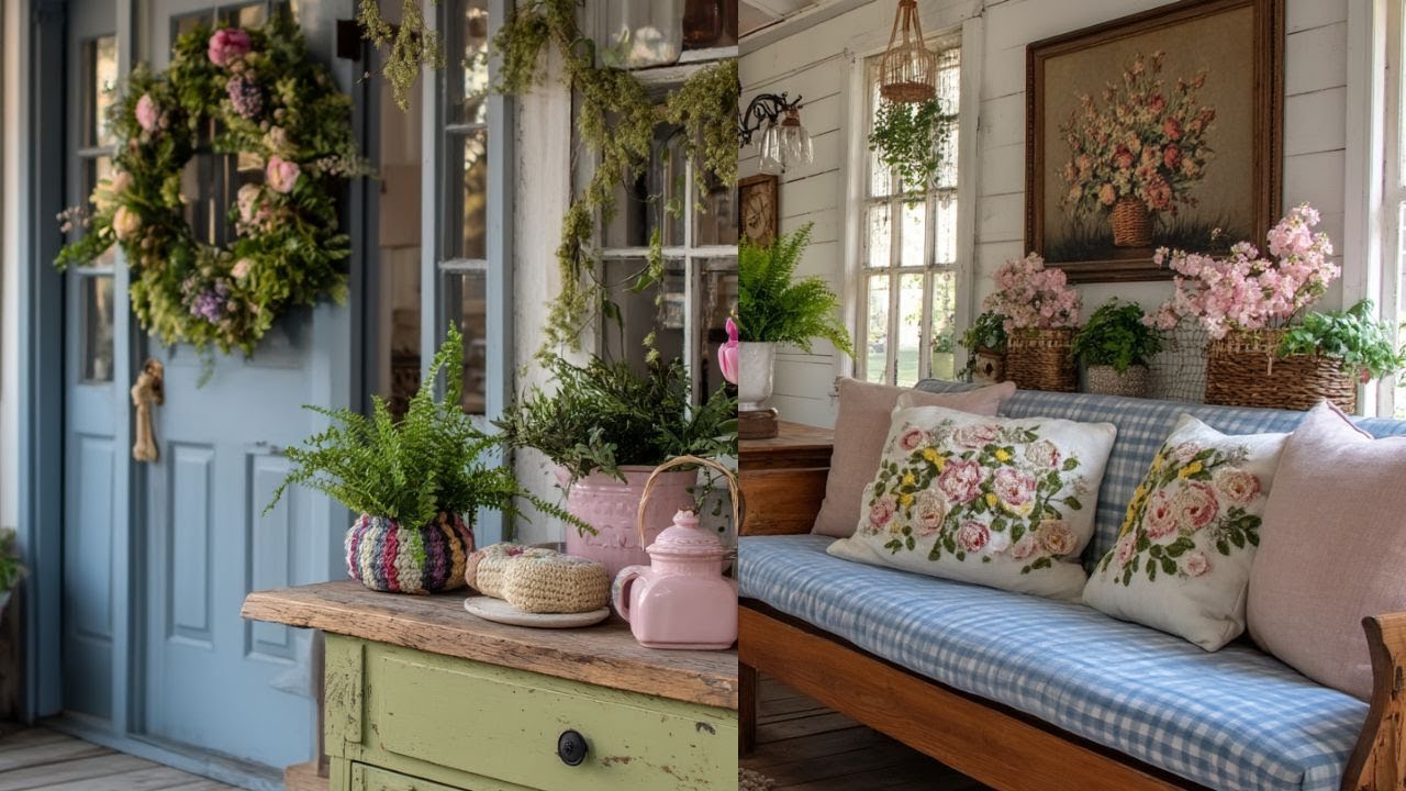 Nostalgia Grandma's House Blue Vintage Romantic | Small House Full of Sweet Memories