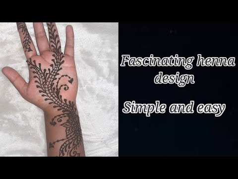 easy mehandhi design
