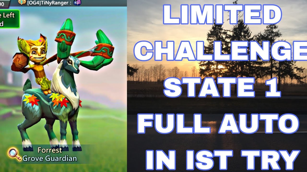 Lords mobile Grove Guardian Limited Challenge Stage 1 Fully Auto | Grove Danger Stage 1 Fully Auto