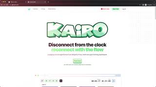 Kairo - time, habit and goal tracking dashboard - how I use it screenshot 5