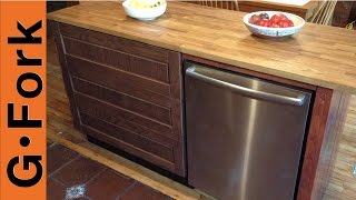 Learn how to build an Ikea kitchen island in this DIY video. Watch our all of our Ikea How To vids: https://goo.gl/Vq45Ys Sub here: ...
