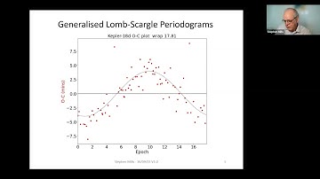 Exoplanet Mtg 2023 vid 6 - Analysis of periodic variations in exoplanet observations – Stephen Mills