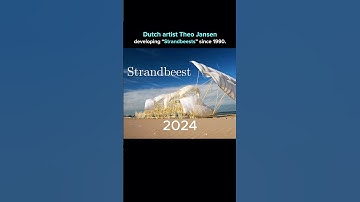 Theo Jansen’s Wind Powered “Strandbeests” Walk the Beach Like Living Art