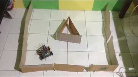 Robot Arduino Wall Avoider Demo Robot penghindar dinding