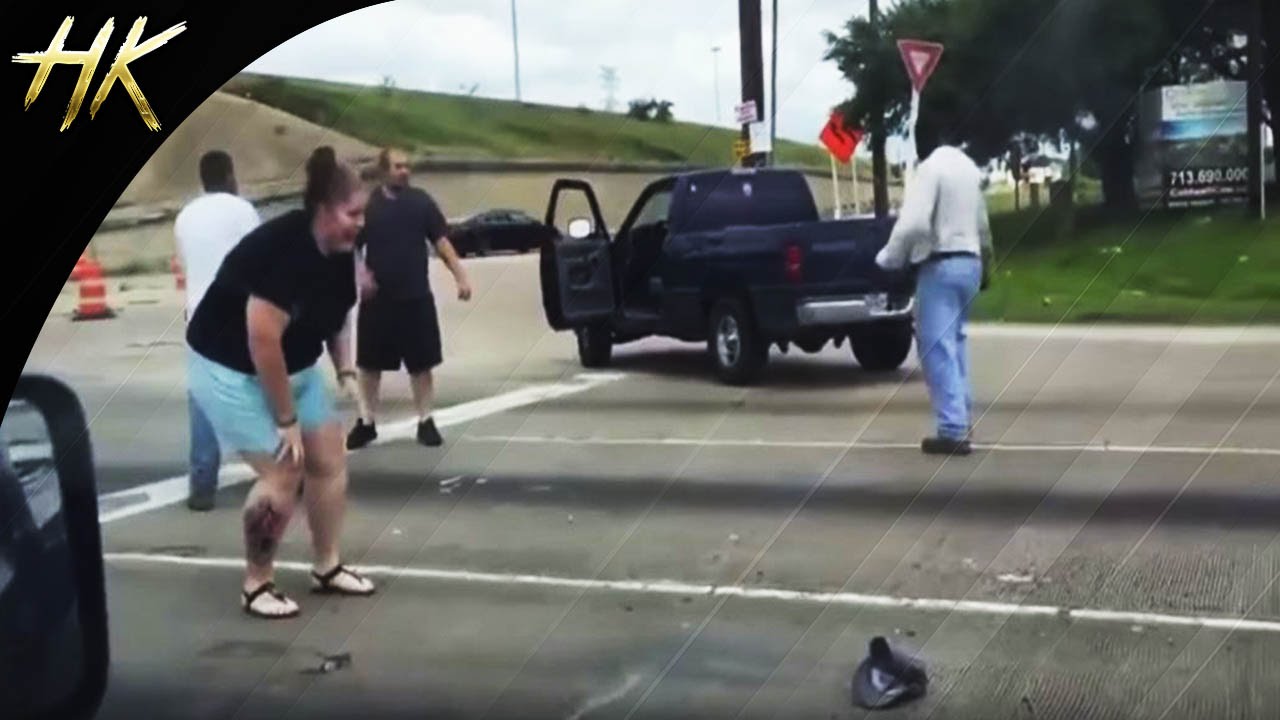 Houston Road Rage Incident Leads To Street Brawl YouTube