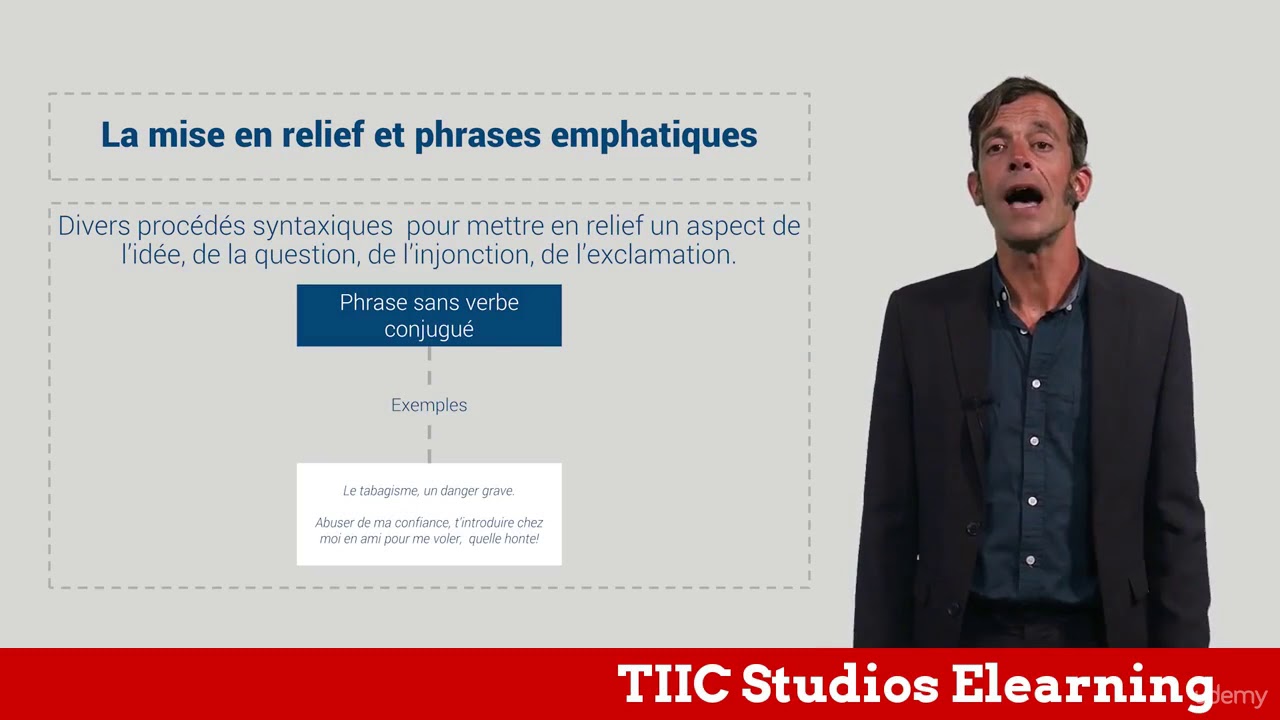 5  La mise en relief ou la phrase emphatique  (Niveau C2)