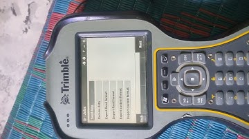 Export data Trimble TSC3 to USB in download