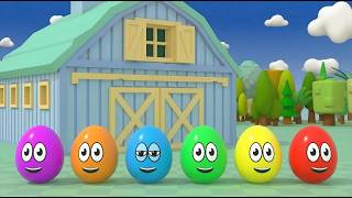 Eğitici Çocuk Şarkıları Renkleri ve Sayıları Öğren  Çiftlikte Sürpriz Yumurtalar  Minik Çocuklar