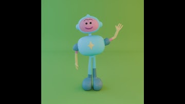 Robot Animation #blender #blender3d #blenderanimation #blenderart  #blenderartists #3danimation