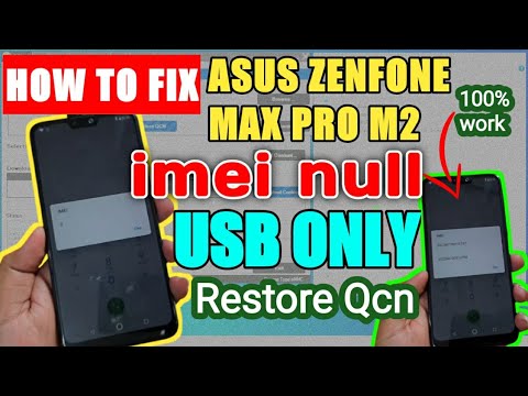 Как исправить потерю imei Zenfone Max Pro M2 только с USB-кабелем и ПК