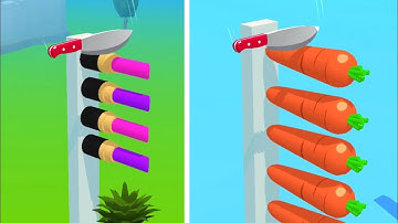 Slice It All Gameplay! Satisfying and Relaxing ASMR Slicing Video