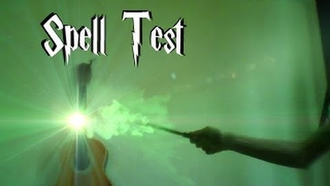 Harry Potter Spells Test With Optical Flares