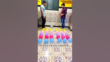 Roll Dice 🎲 With multi colour Pop Balloon Challenge #shorts #short #shortsfeed #games #game