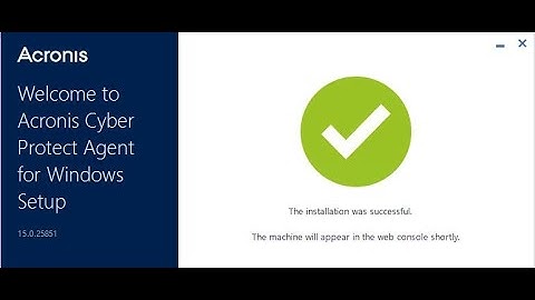 How to Install Acronis Agent on Windows Server [2.20 Minutes Video]