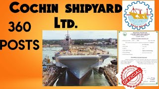 COCHIN shipyard limited. Technician and trade apprentice?