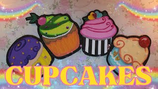 CUPCAKES HECHOS DE FOAMI/GOMA EVA. MANUALIDADES EN FOAMI O GOMA EVA.DIY.  MANUALIDADES FACILES.