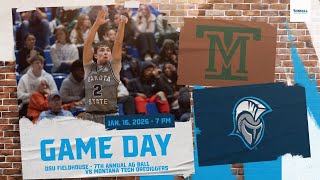 Varsity Men's Basketball - (15) Montana Tech @ Dakota State (S.D.) - 1/16/26 - 7 p.m.