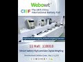 WEBOWT at CIBF 2026 | Lithium Battery High-precision Digital Weighing