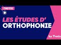 Les études d'Orthophonie - Thotis