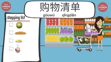 Supermarket Vocabulary in Chinese | Learn Chinese Online 在线学习中文 | Chinese Listening & Speaking